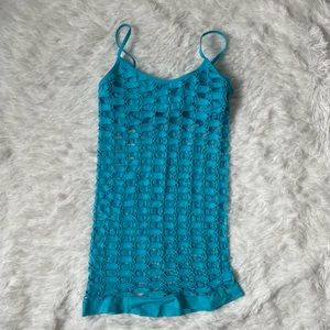 NWOT Fishnet bodycon mini dress